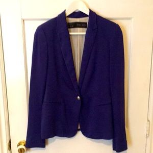 Zara basic blazer ultra blue
